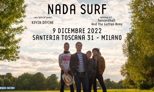 Nada Surf: annunciati gli special guest della data milanese 